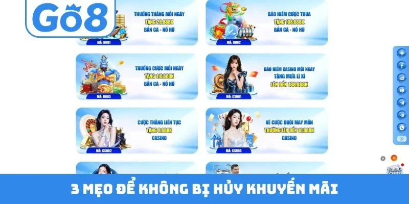 3 mẹo để không bị hủy khuyến mãi