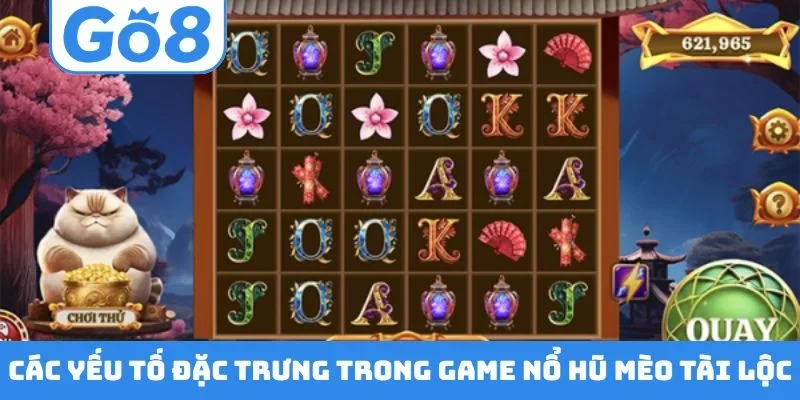 Các yếu tố đặc trưng trong game nổ hũ Mèo Tài Lộc