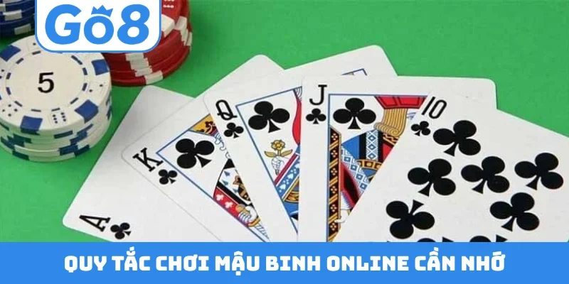 Quy tắc chơi mậu binh online cần nhớ