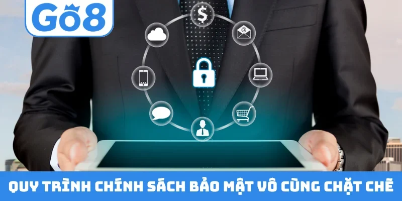 Quy trình chính sách bảo mật vô cùng chặt chẽ